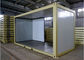 Costruzioni modulari del flat pack giallo rispettose dell'ambiente con il singolo di alluminio laterale fornitore