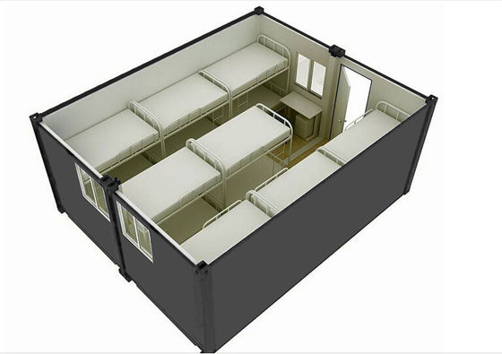 Case di container di lusso con 3 camere da letto, case di container di spedizione prefabbricate modulari