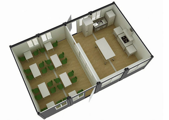 Case prefabbricate con contenitori staccabili Appartamenti studenteschi Prefabbricati