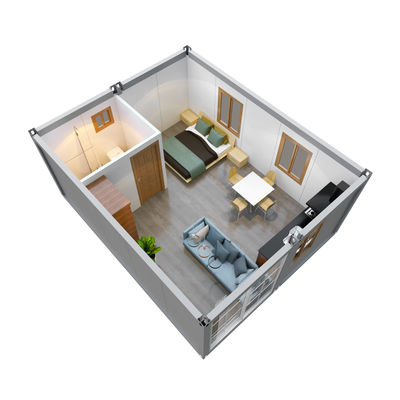 20ft 40ft Granny appartamento casa contenitore hotel frame kit contenitore case prefabbricate AirBnb Motel