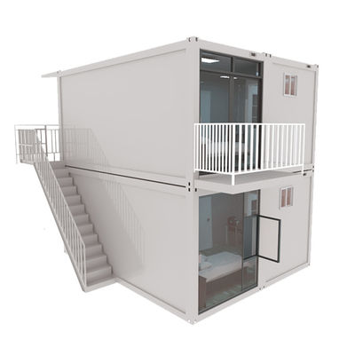 Acciaio 20ft 2 camere da letto Container House Prefabbricato anti ruggine case