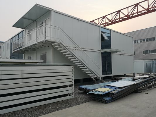 Modulare Prefabbricato Case di magazzino Container Antisismiche Case a due piani