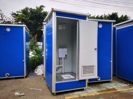WC portatile in metallo prefabbricato, WC portabile in contenitore EPS per parcheggi all' aperto