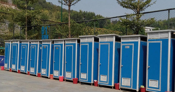 Facilità di installazione Bagno portatile in acciaio Noleggio cabina mobile per le zone rurali