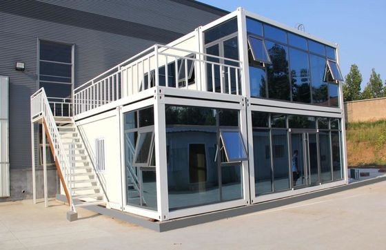 Anti sismico 2 camere da letto casa container modulare case pieghevoli prefabbricate