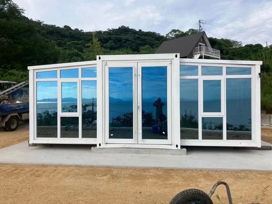 3 camere da letto casa container espandibile lussuoso campeggio prefabbricato cabina modulare