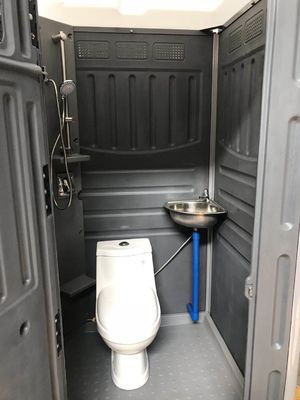 WC portatile prefabbricato, WC portatile rimovibile in HDPE