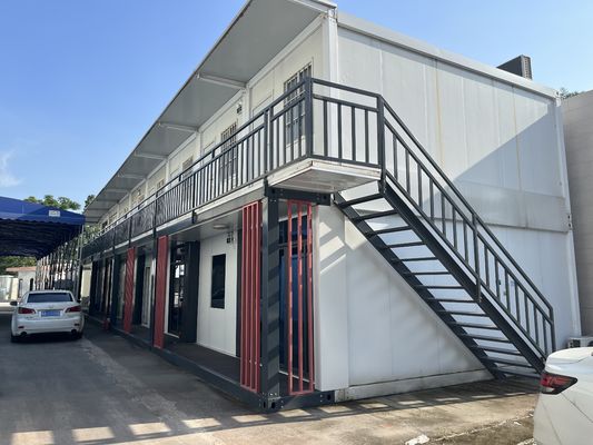 Case mobili prefabbricate modulari in acciaio contenitori 6*3m per alloggi di lavoratori