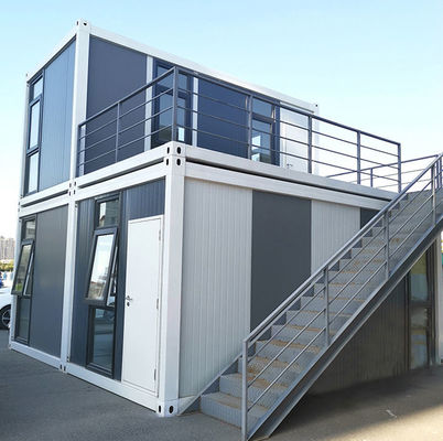 Resort Prefab House Giamaica Prefabbricato Villas in acciaio leggero Prefabbricato Container House Flat Pack Container