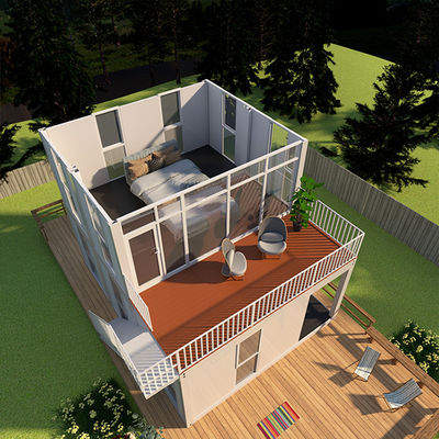 Box SPACE Cornice in acciaio leggero facile da consegnare ripiegabile economico pronto per la spedizione casa container prefabbricata