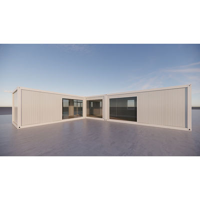 Case di container di spedizione prefabbricate personalizzate 20 piedi Casa di chiosco prefabbricata modulare