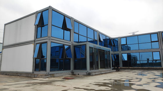 Case in acciaio a noleggio contenitori 20ft Case prefabbricate combinate modulari per il lavoro