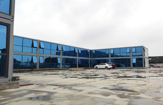 Resistente Al Viento Flat Pack Sitio Office Container Dismontabile 20ft