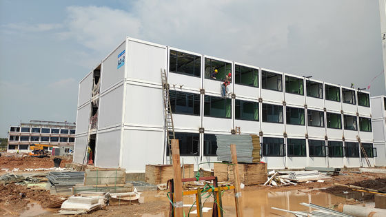 Scatter Home Office Scatter Pod Portable Site Office Temporary Construction Site Office Dormitori dei lavoratori con bagno