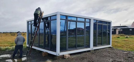Parete di acciaio di alta qualità rivestimento pannello sandwich prefabbricato casa prefabbricata bullone vita cabina di sicurezza contenitore casa