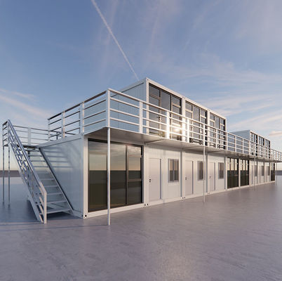 20ft 40ft Prefabbricato Container Shipping House Luxury Prefabbricato Case Modulari Modulare Prefabbricato Casa di Vetro