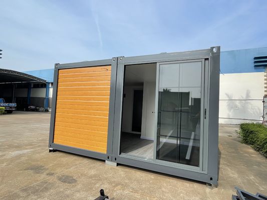 Casa in acciaio con pannello sandwich di nuova generazione LEGO Container House, Container Van con sistema di knock down e decorazioni