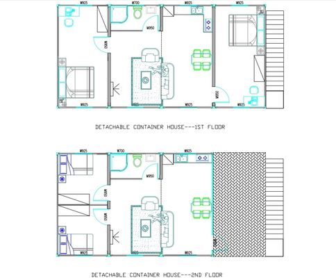 Casa prefabbricata per giardini e cabine Thailandia Casa portabile in contenitore con isolamento da pozzo