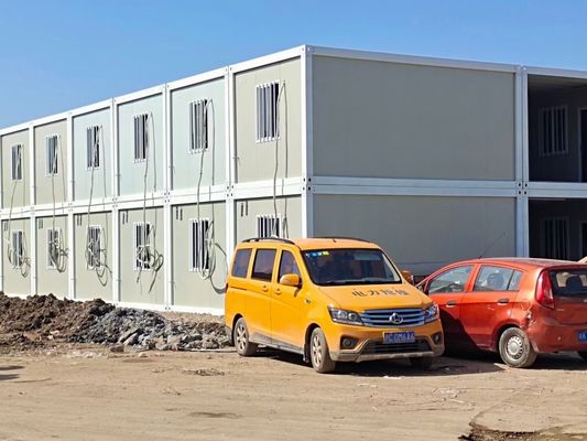 Container per uffici modulari in Malesia Edificio pieghevole facilmente assemblato Container House Due piani Container Office