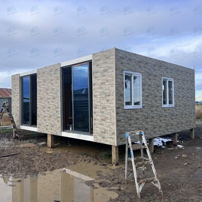 Casate modulari impermeabili agli uragani e insonorizzanti Edificio in acciaio Casa container Case prefabbricate con rivestimento in metallo intagliato