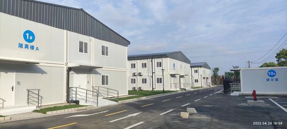 Container per la spedizione modificato Hotel 3 piani Container appartamento con aria condizionata e mobili per studenti o lavoratori