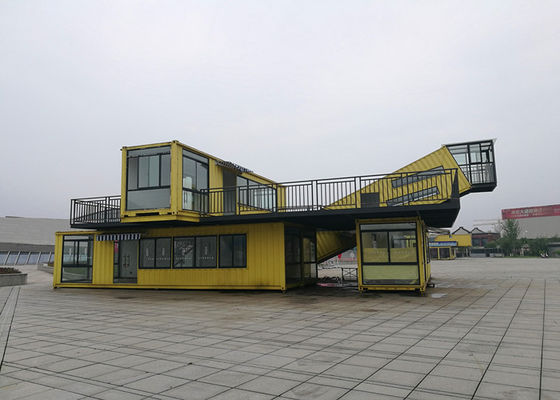 Porcellana Case moderne del container dell&#039;Assemblea flessibile con il singolo tetto laterale del di alluminio fabbrica