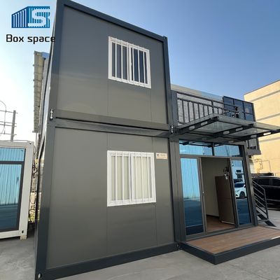 Ufficio in contenitore a due piani con tetto a copertura ufficio a domicilio e casa per uso personale